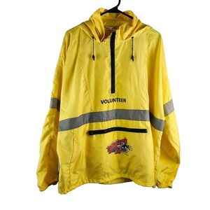 Walt Disney World 2013 Marathon Weekend Volunteer Windbreaker Rain Jacket Sz XL